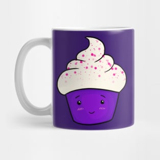 Vanilla Kawaii Cupcake with Sprinkles Mug